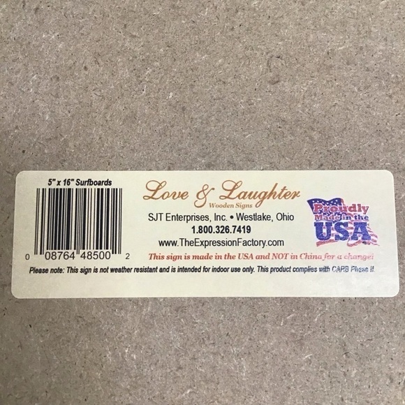 Santa Cruz CA Mermaids Welcome Beach Fantasy Surfboard Sign Wall Art 5x16” NEW - Picture 3 of 15